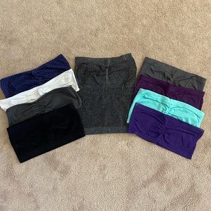 9 Medium Bandeaus, Multiple Brands
